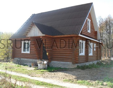 Двухэтажный рубленный дом, под г. Покров, Владимирская область